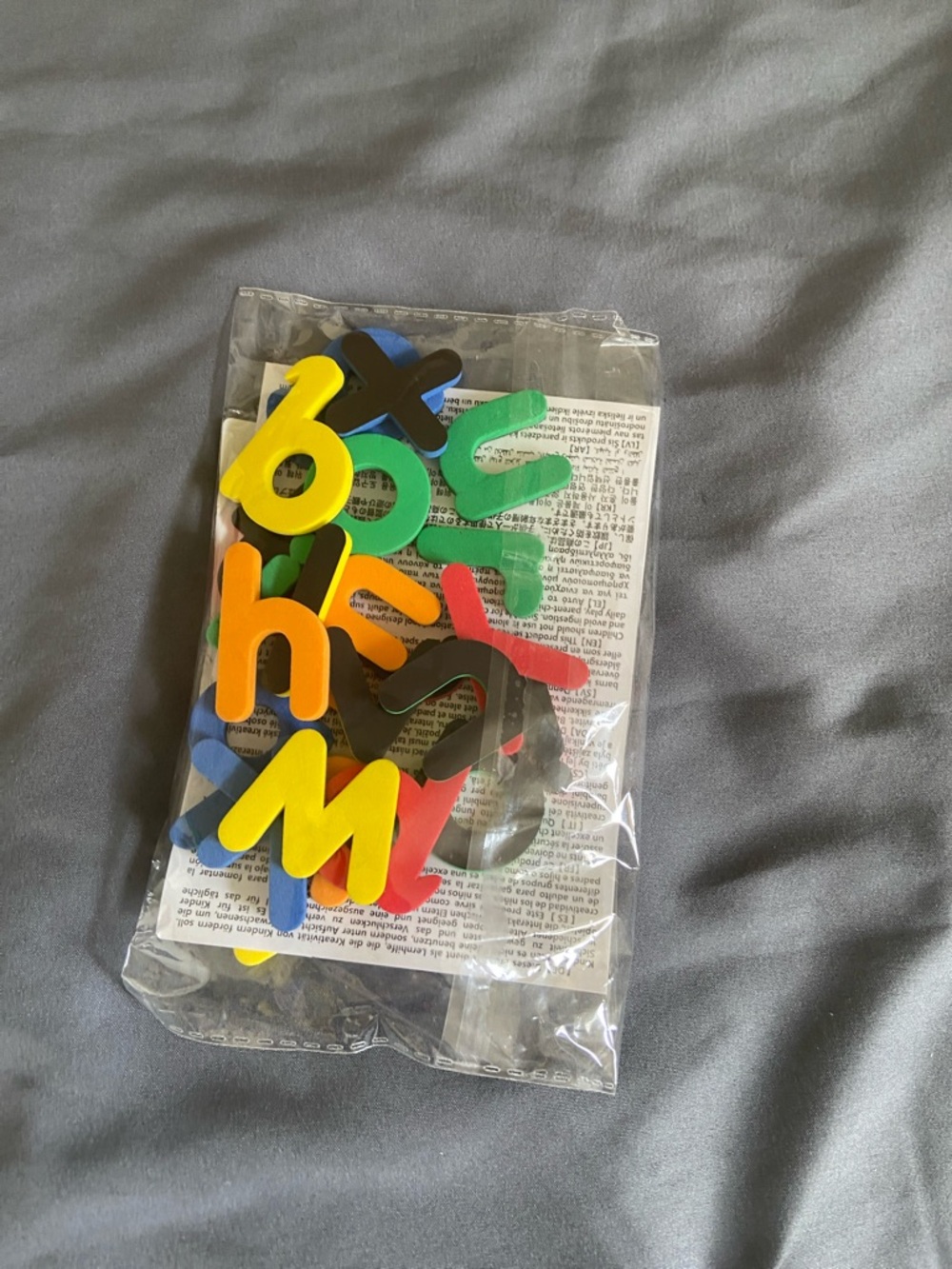 Magnetic foam alphabet  letters